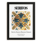 Serifos, Greece – Travel Print, in sleek black frame