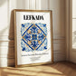 Lefkada, Greece – Travel Poster, styled in a charming Paris street view