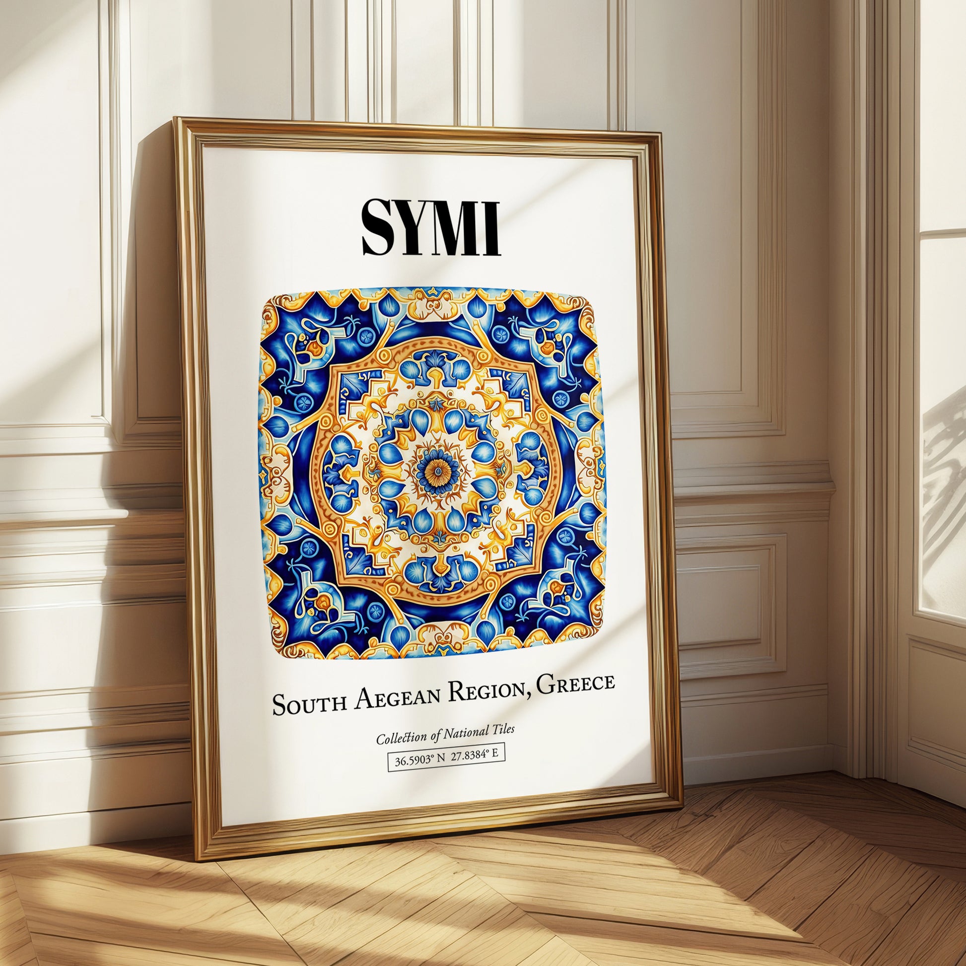 Symi, Greece – Global Wall Art, styled in a charming Paris street view