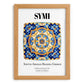Symi, Greece – Global Wall Art, set in oak frame