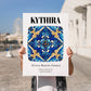Kythira, Greece – Travel Wall Art, no-text version framed in wood
