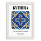 Kythira, Greece – Travel Wall Art, placed in minimal white frame