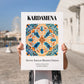 Kardamena, Greece – Global Cities Wall Print, no-text version framed in wood