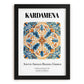 Kardamena, Greece – Global Cities Wall Print, in sleek black frame