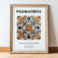 Paleokastritsa, Greece – Travel Wall Art, in wooden frame leaning on the floor