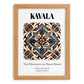 Kavala, Greece – Travel Print, set in oak frame