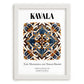 Kavala, Greece – Travel Print, placed in minimal white frame