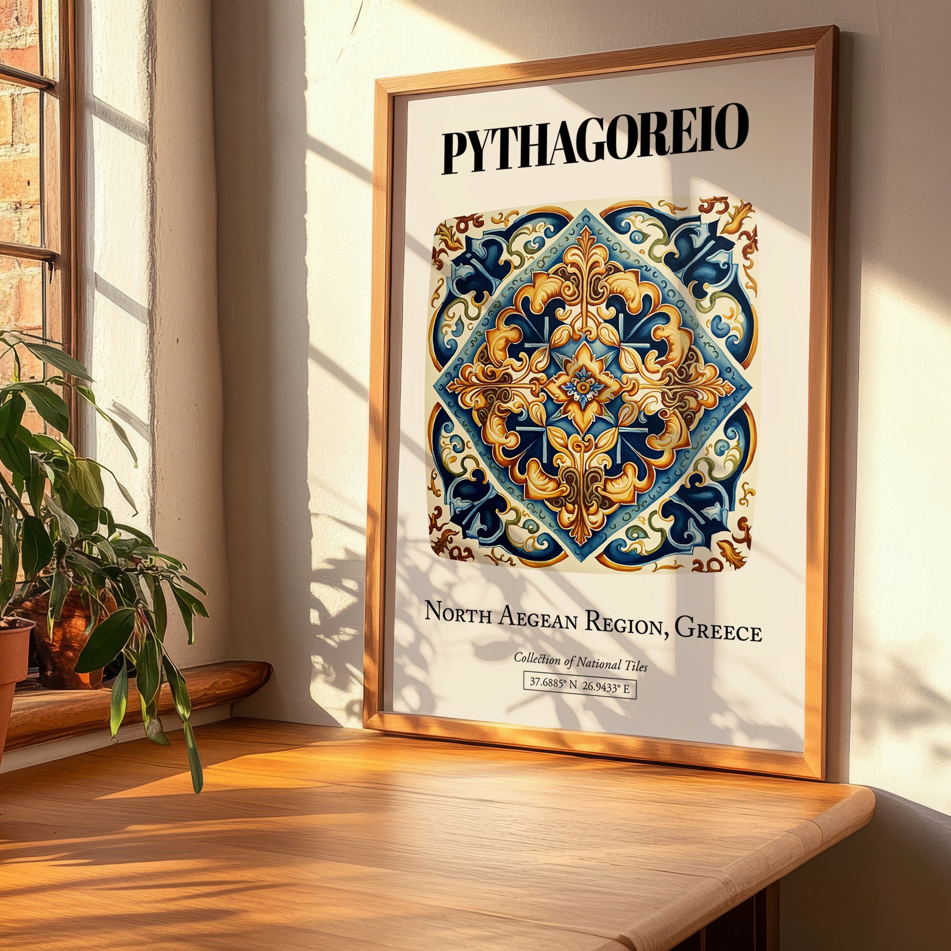 Pythagoreio, Greece – Travel Print, clean layout with no caption
