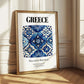 Greece, Hellenic Republic – Travel Print, styled in a charming Paris street view