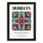Debrecen, Hungary – Travel Poster, in sleek black frame