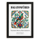 Balatonfüred, Hungary – Travel Poster, in sleek black frame