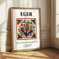 Eger, Hungary – Travel Print, styled in a charming Paris street view