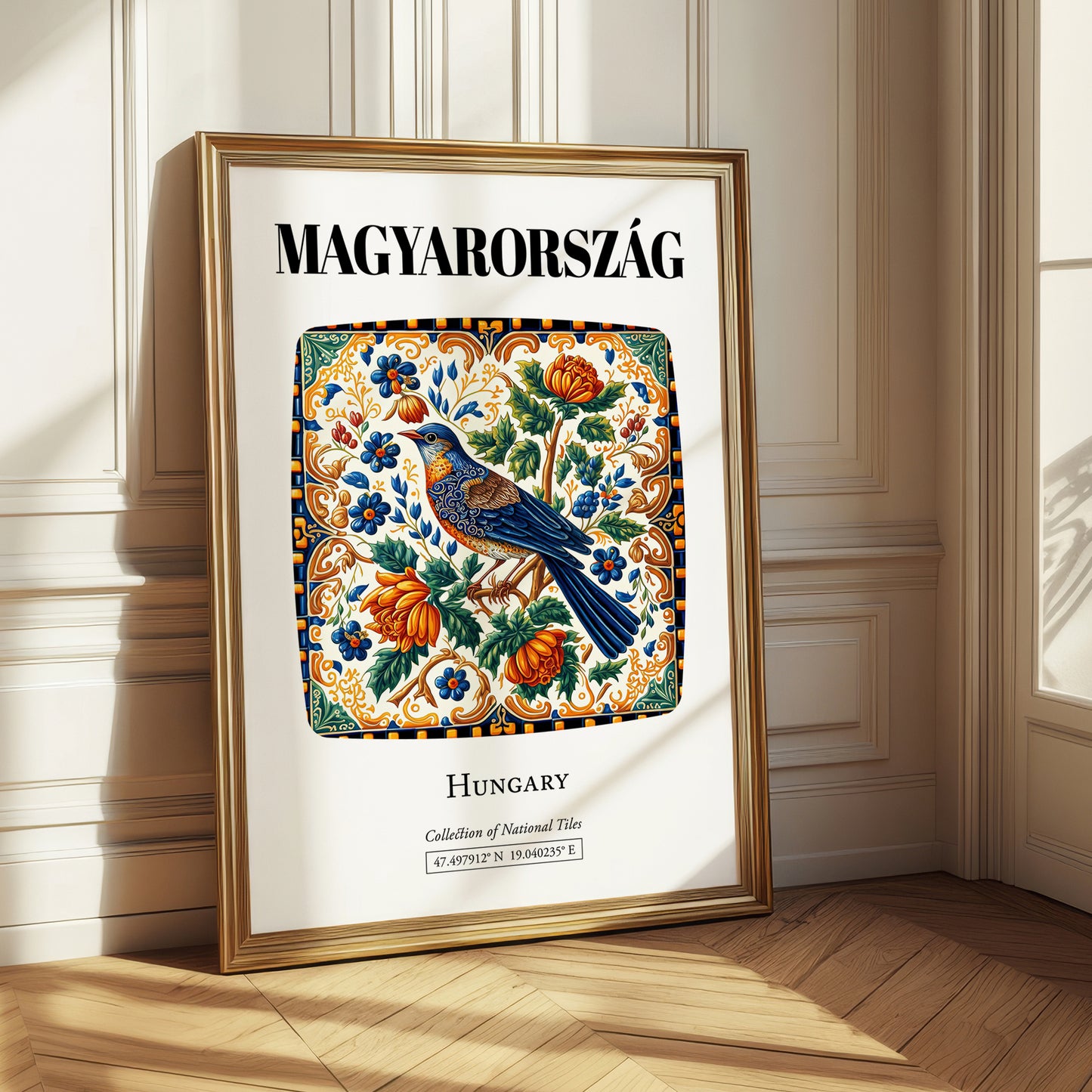 Magyarország, Hungary – Architectural Travel Art, styled in a charming Paris street view