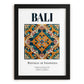Bali, Indonesia – Travel Poster, in sleek black frame