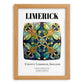 Limerick, Ireland – Travel Wall Decor, set in oak frame