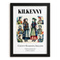 Kilkenny, Ireland – Tourist Destination Poster, in sleek black frame