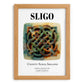 Sligo, Ireland – World Heritage Travel Poster, set in oak frame