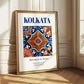 Kolkata, India – Travel Poster, styled in a charming Paris street view