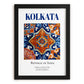 Kolkata, India – Travel Poster, in sleek black frame