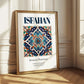 Isfahan, Iran – Vintage Travel Poster, styled in a charming Paris street view