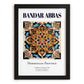Bandar Abbas, Iran – Historic Cities Art Print, in sleek black frame