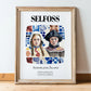 Selfoss, Iceland – Global Cities Wall Print, in wooden frame leaning on the floor