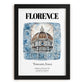 Florence, Italy – Travel Wall Decor, in sleek black frame