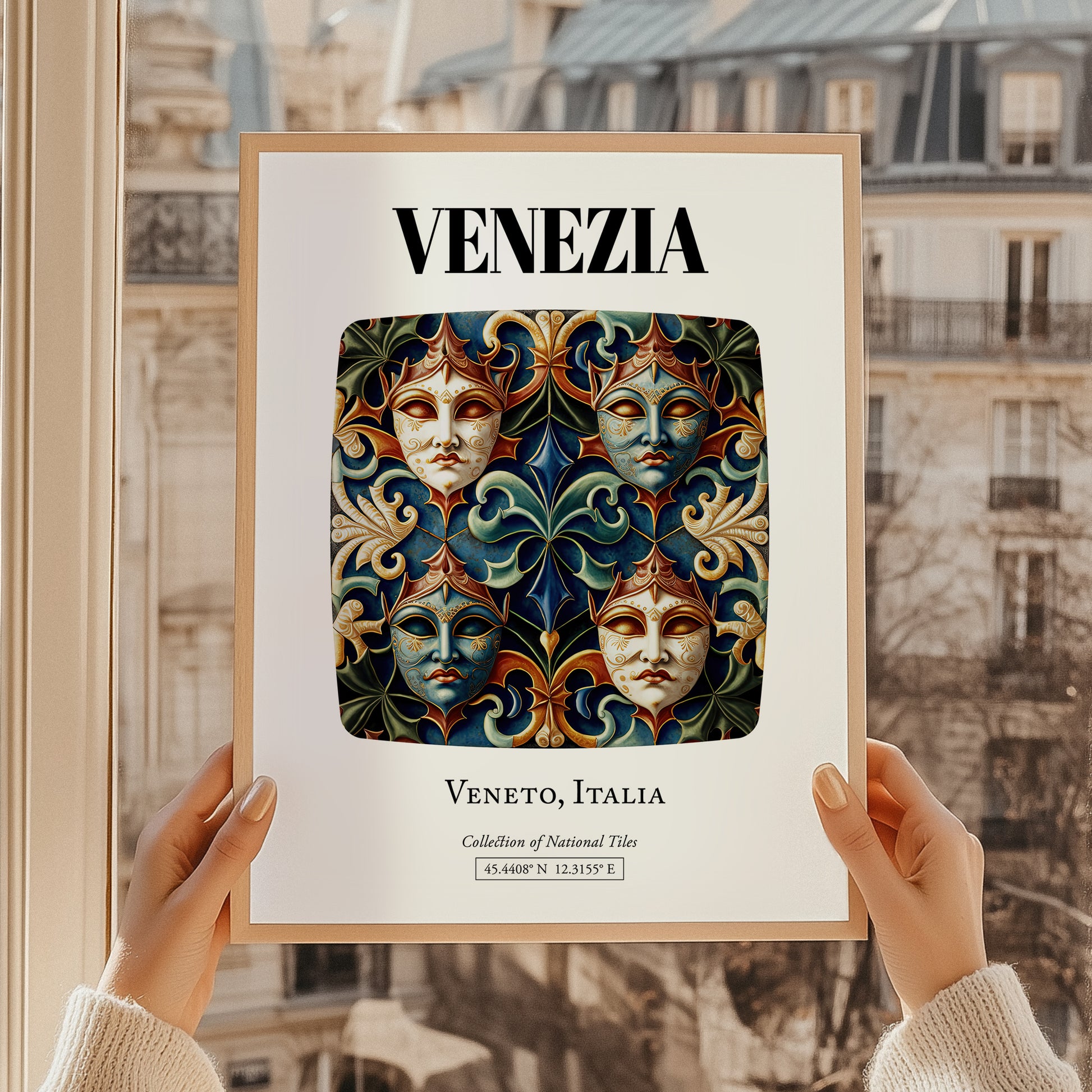 Venezia, Italy – Illustrated Travel Poster
