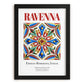 Ravenna, Italy – Tourist Destination Poster, in sleek black frame