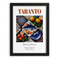 Taranto, Italy – Wanderlust Wall Decor, in sleek black frame