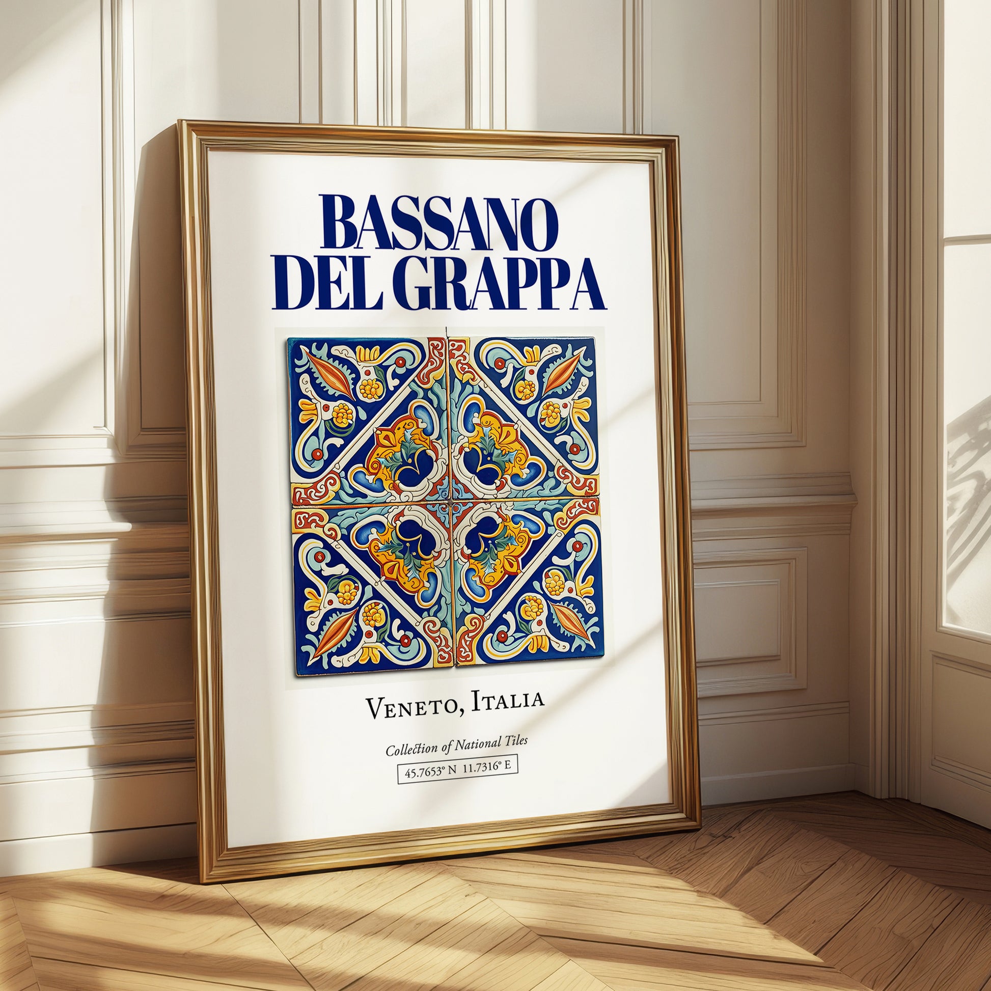 Bassano del Grappa, Italy – Cultural Heritage Wall Art, styled in a charming Paris street view