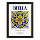 Biella, Italy – Travel Poster, in sleek black frame
