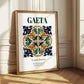 Gaeta, Italy – Vintage Travel Poster, styled in a charming Paris street view