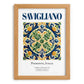 Savigliano, Italy – Travel Print, set in oak frame