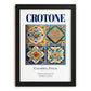 Crotone, Italy – Travel Print, in sleek black frame