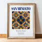 San Miniato, Italy – Travel Print, in wooden frame leaning on the floor