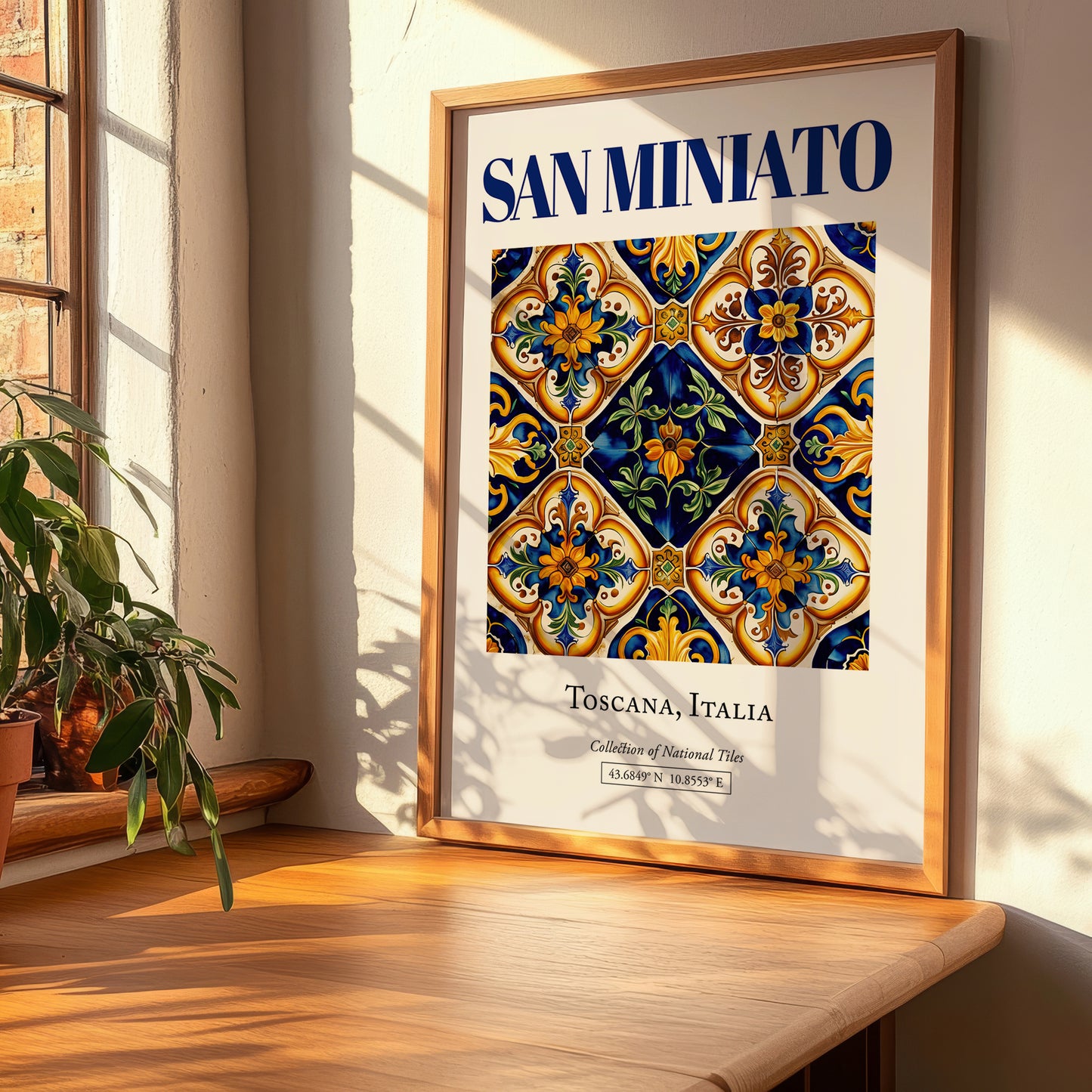 San Miniato, Italy – Travel Print, clean layout with no caption