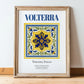 Volterra, Italy – Travel Print, in wooden frame leaning on the floor