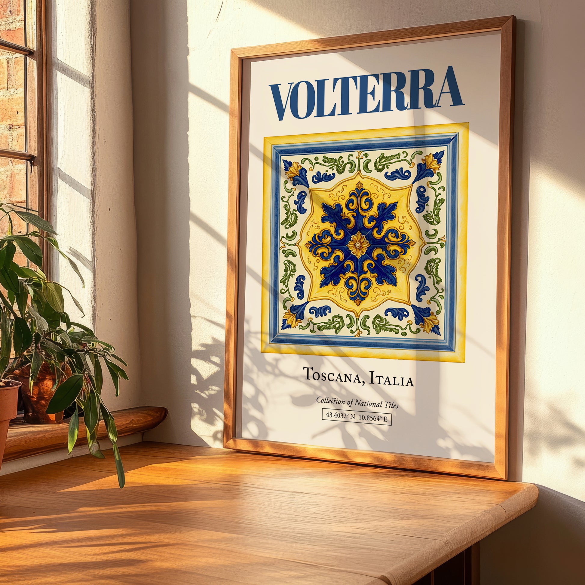 Volterra, Italy – Travel Print, clean layout with no caption