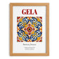 Gela, Italy – Travel Wall Art, set in oak frame