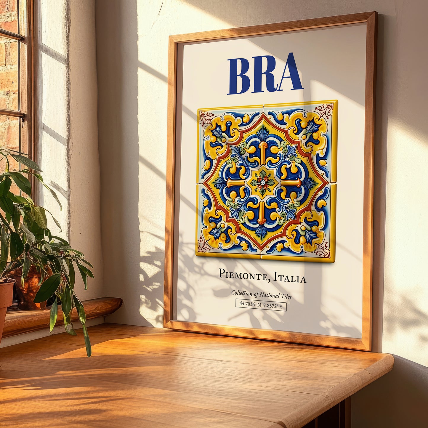 Bra, Italy – Travel Memories Wall Print, clean layout with no caption