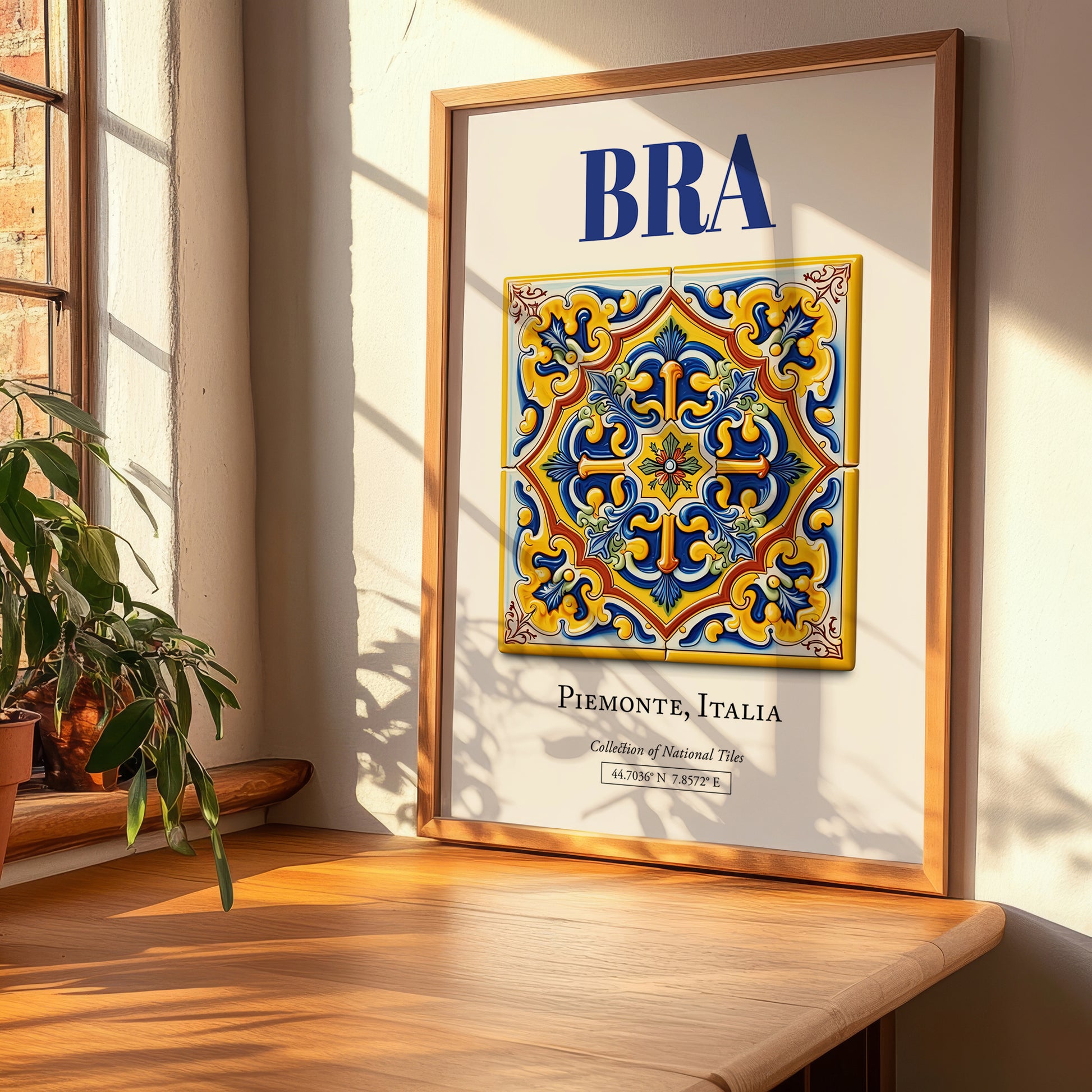 Bra, Italy – Travel Memories Wall Print, clean layout with no caption
