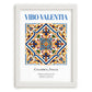 Vibo Valentia, Italy – World Heritage Travel Poster, placed in minimal white frame
