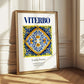Viterbo, Italy – World Heritage Travel Poster, styled in a charming Paris street view