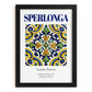 Sperlonga, Italy – Travel Print, in sleek black frame