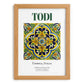 Todi, Italy – Travel Print, set in oak frame