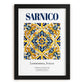 Sarnico, Italy – Travel Poster, in sleek black frame