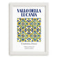 Vallo della Lucania, Italy – Travel Poster, placed in minimal white frame