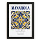 Manarola, Italy – Travel Wall Decor, in sleek black frame