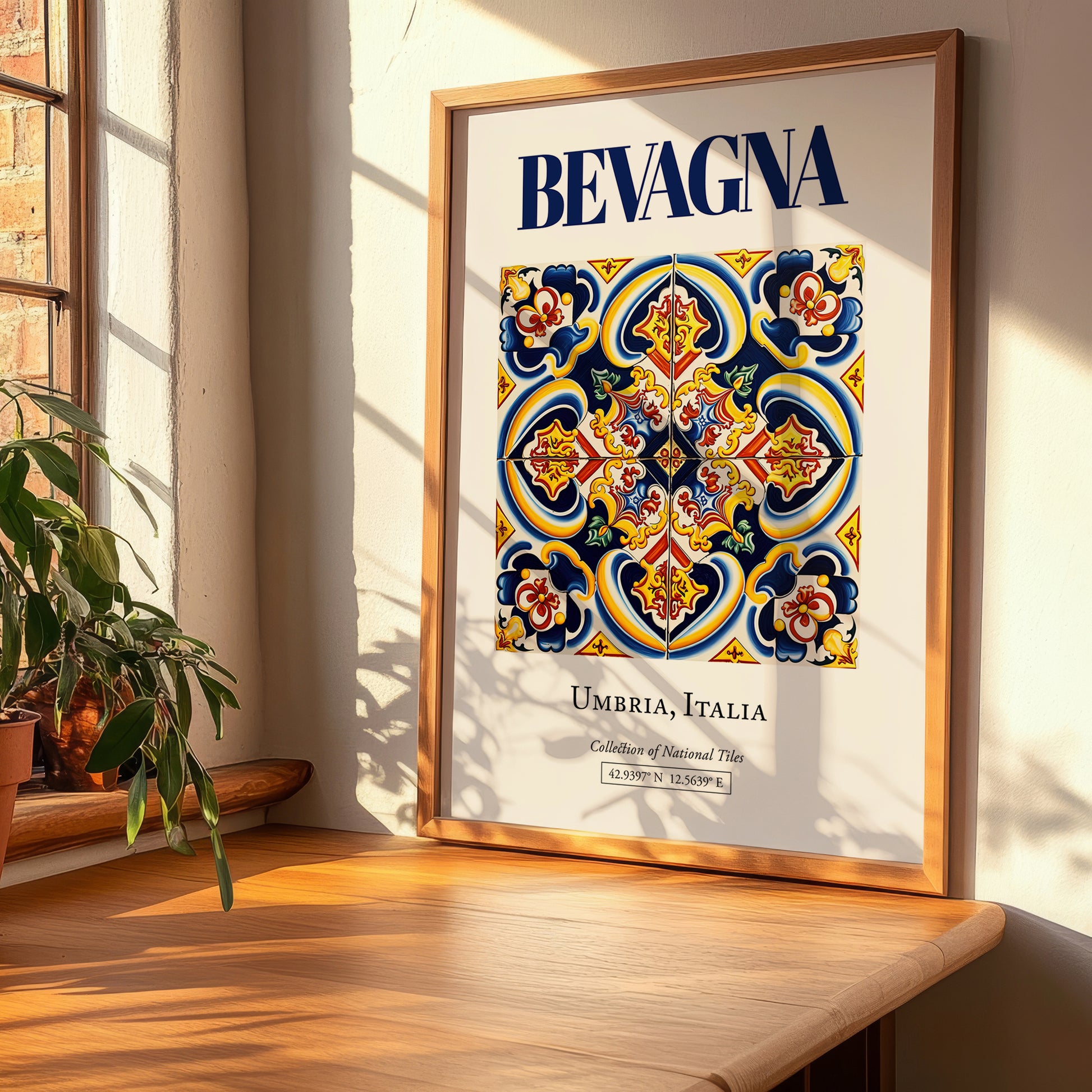 Bevagna, Italy – Travel Print, clean layout with no caption